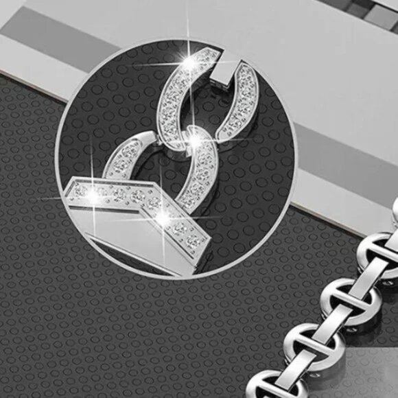 NEW Luxury adjustable Strap Chain Stainless Band For Apple Watch - Picture 3 of 5